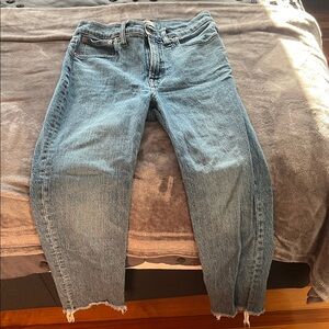 Madewell Light Blue Straight Leg Jeans